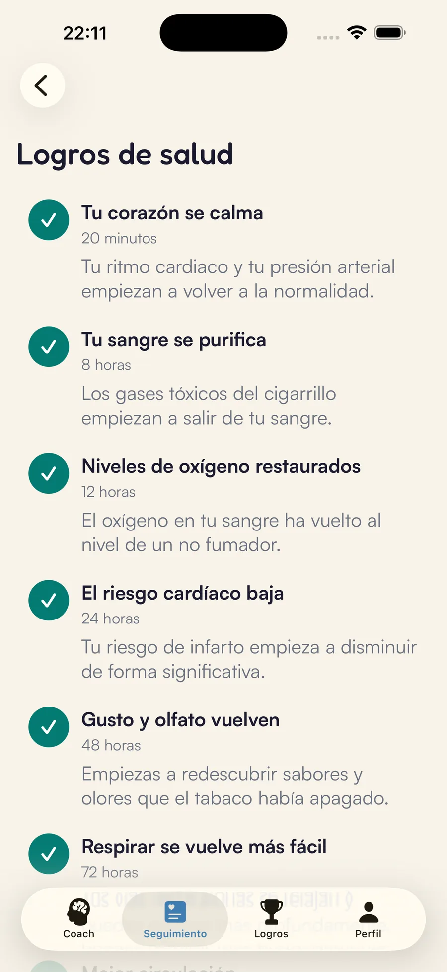 Línea de tiempo de salud Kaiho: beneficios para la salud desbloqueados con el tiempo